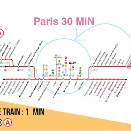 Disney, Sunny Comfortable 2 Bedrooms Family Apartment, 8 Pers, Wifi, Netflix Apartment Chessy (Seine-et-Marne)