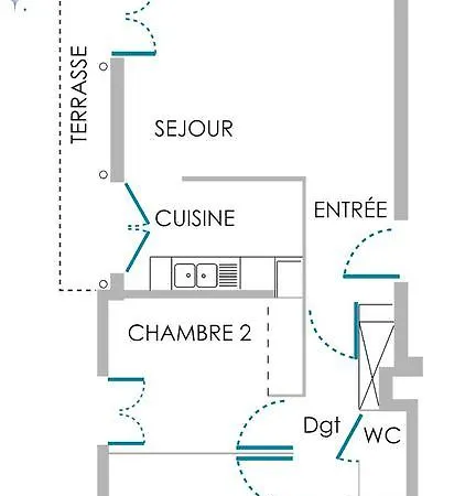 Apartment Disney, Sunny Comfortable 2 Bedrooms Family Apartment, 8 Pers, Wifi, Netflix *