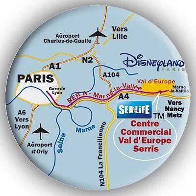 Apartment Disney, Sunny Comfortable 2 Bedrooms Family Apartment, 8 Pers, Wifi, Netflix